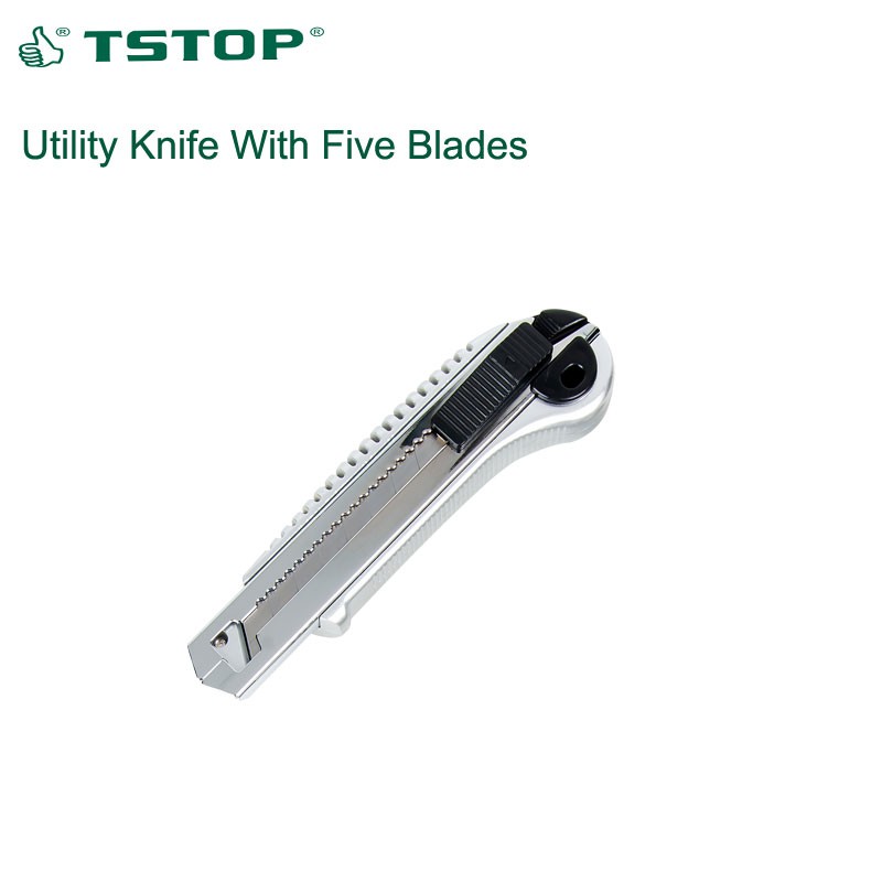 Utility Knife with Five Blades